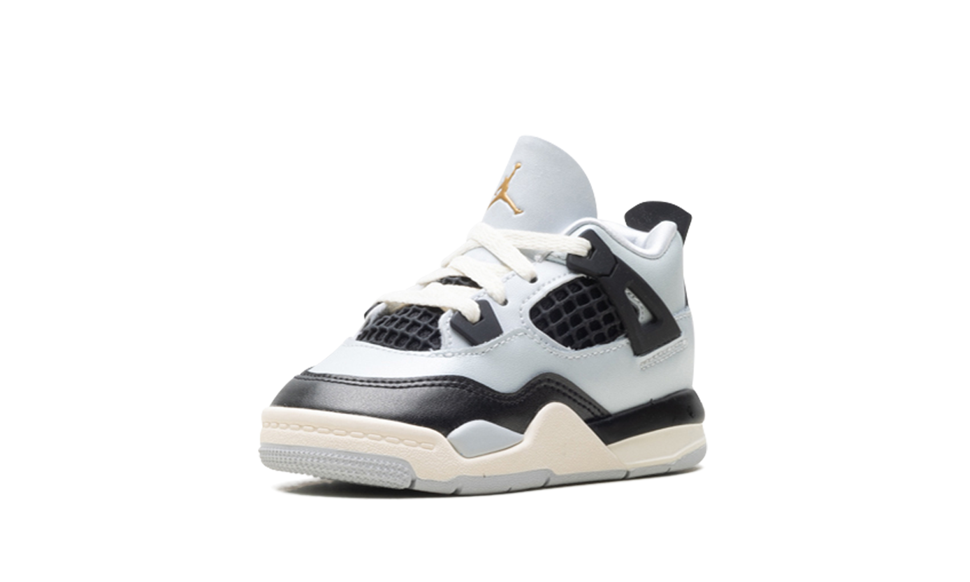 JORDAN 4 RETRO TD "PURE PLATINUM/METALLIC GOLD-BLACK-SAIL" FZ8584 070