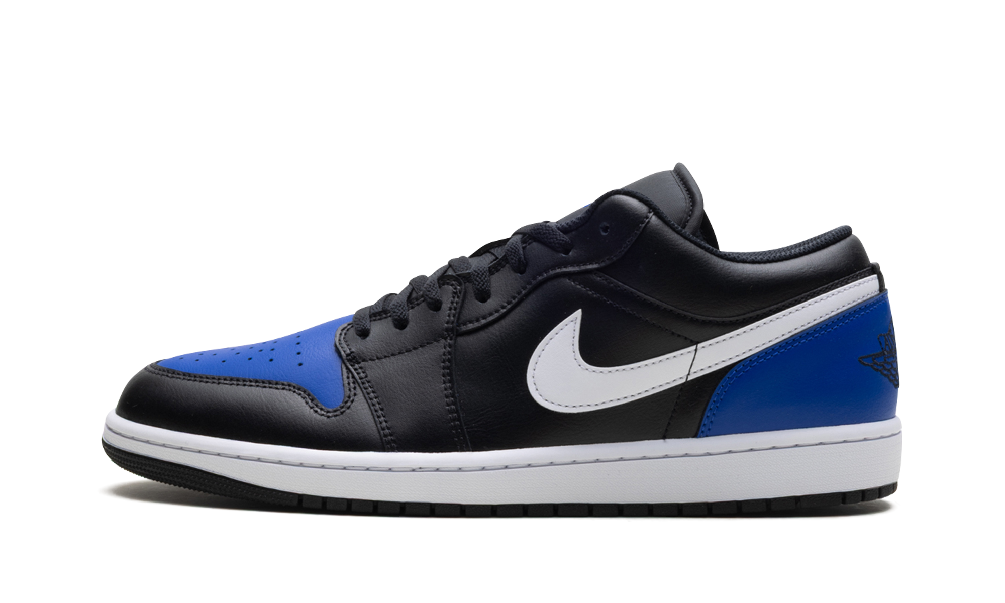 Jordan 1 Low "Black Royal Toe" 553558 042