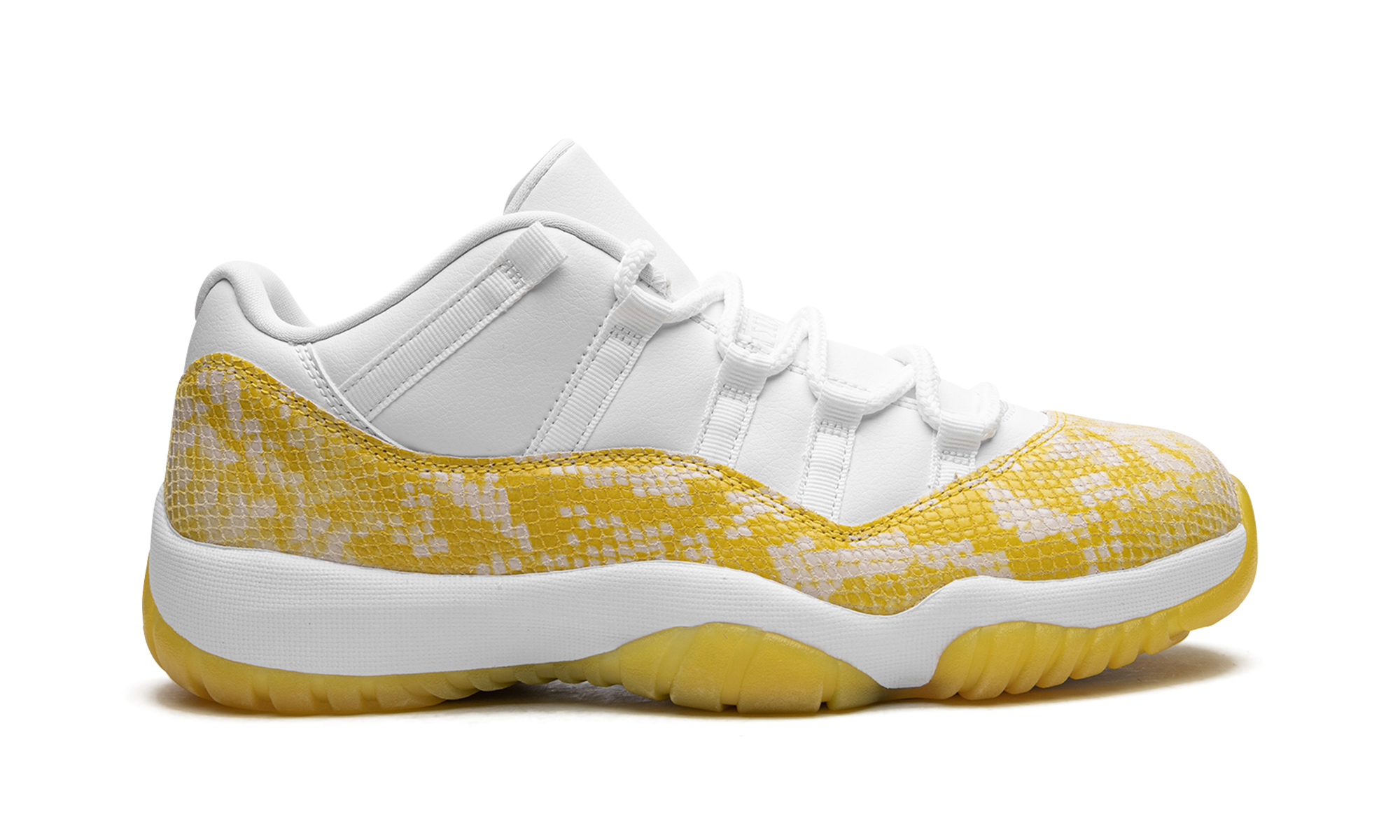 AIR JORDAN 11 LOW WMNS "Yellow Snakeskin" AH7860 107
