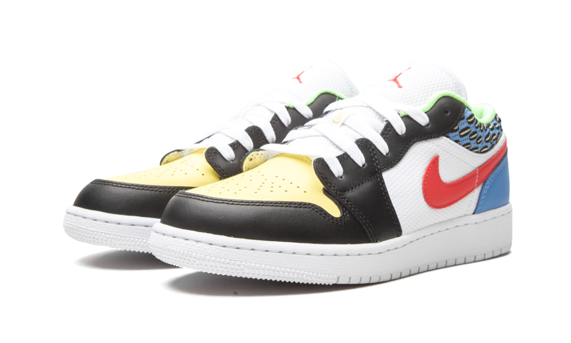 Air Jordan 1 Low GS "White Mesh / Multicolor" DH5927 006