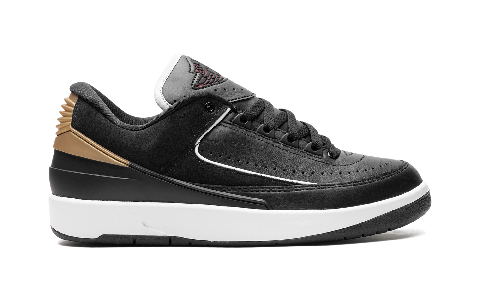 Jordan 2 Retro Low WMNS "Black Metallic Gold" DX4401 001