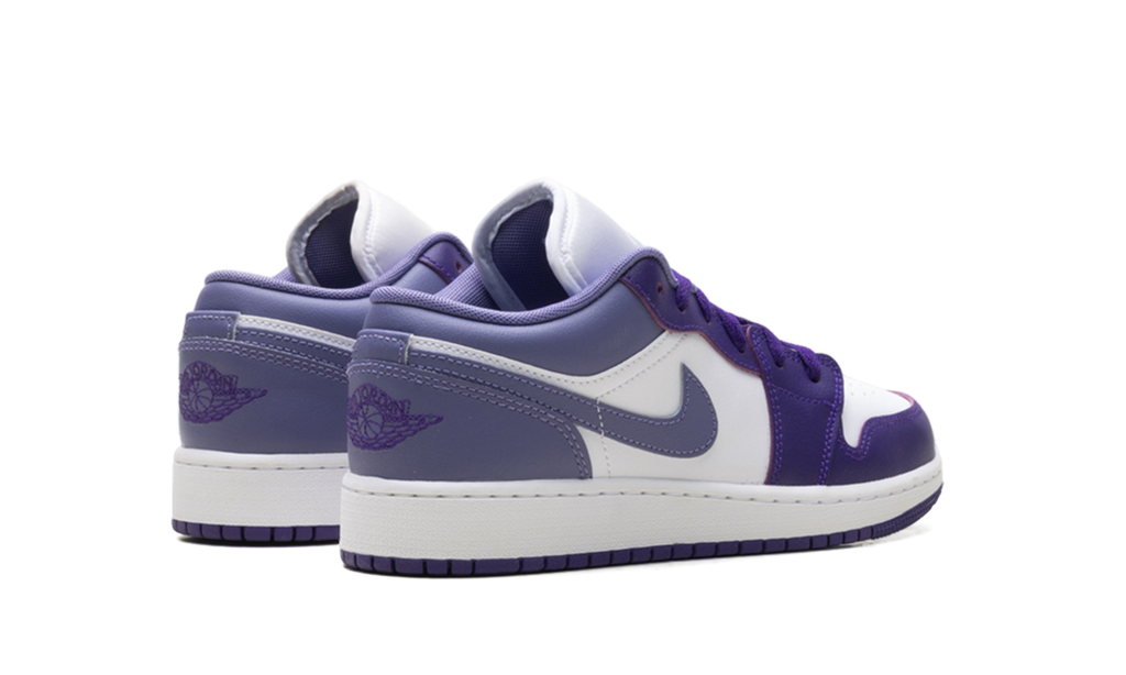 Air Jordan 1 Low GS "Purple / White" 553560 551