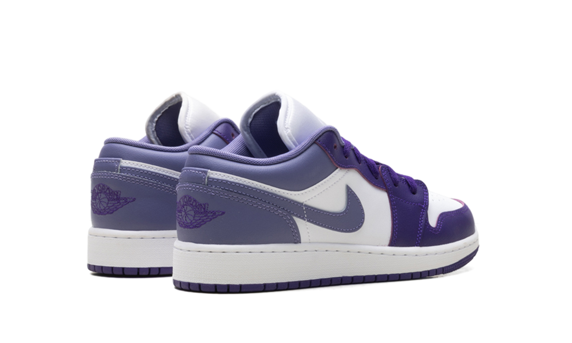 Air Jordan 1 Low GS "Purple / White" 553560 551