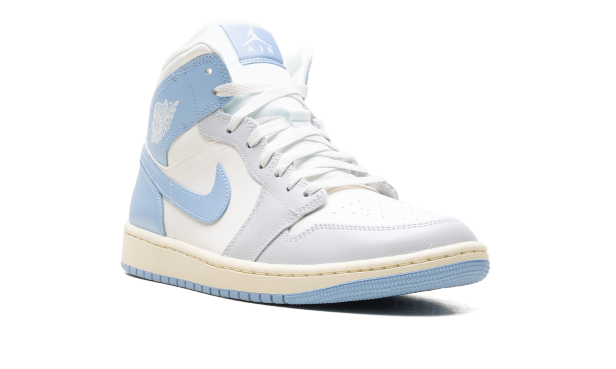 Air Jordan 1 Mid WMNS "Psychic Blue Sail Coconut Milk" BQ6472 402