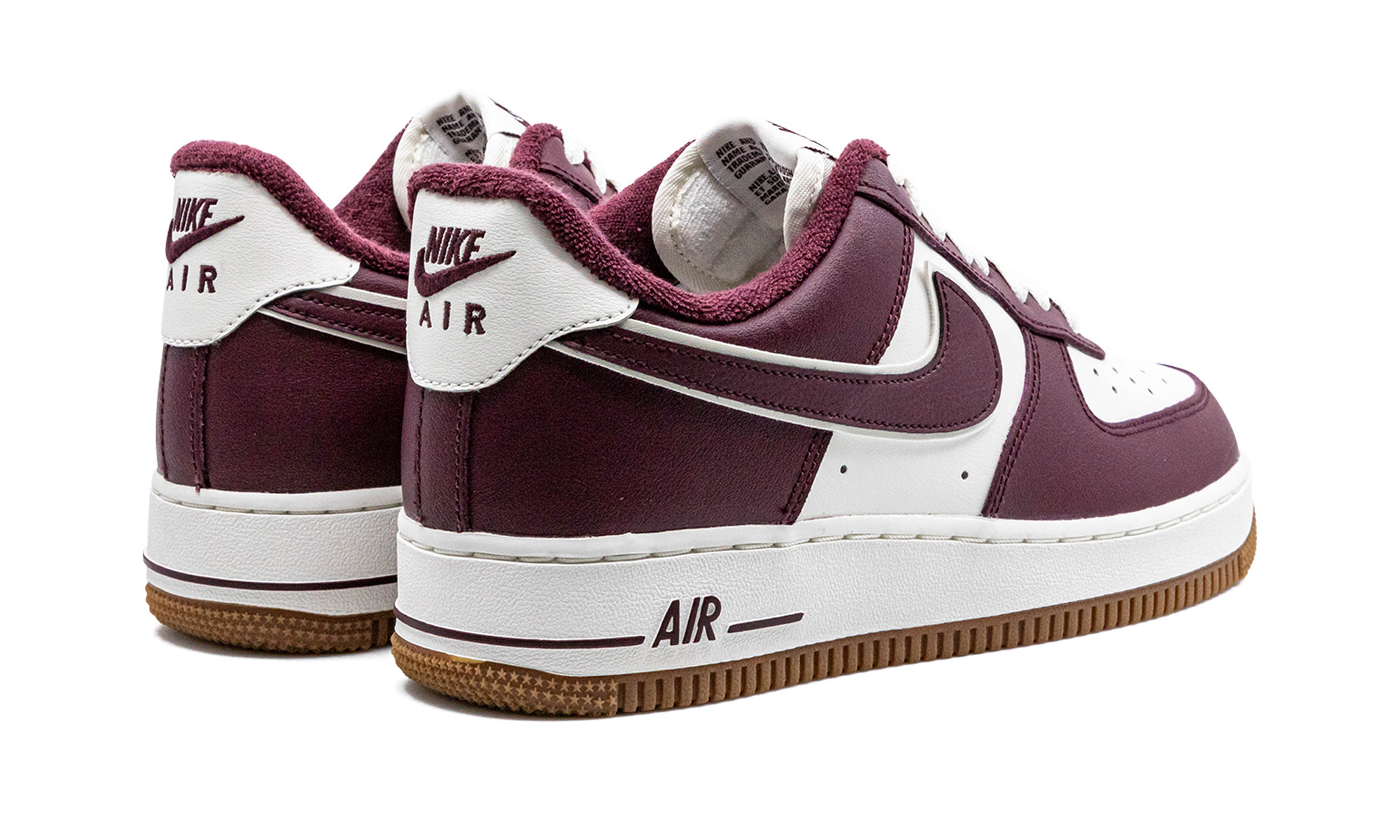 Air Force 1 Low "College Pack - Night Maroon" DQ7659 102