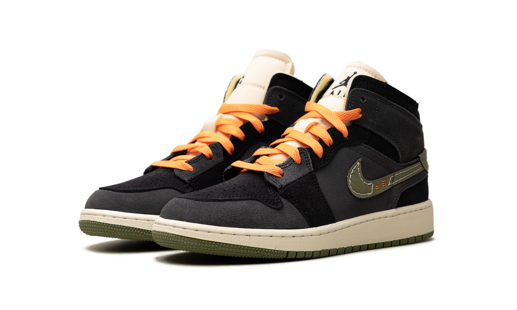 Air Jordan 1 Mid SE GS "Craft Anthracite Light Olive" FD5847 003