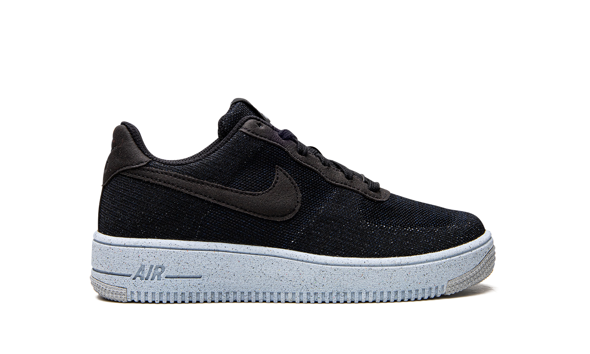 Air Force 1 Crater Flyknit "Black Chambray Blue" DH3375 001