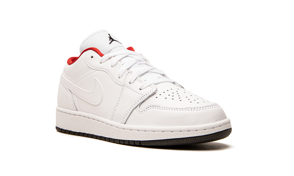 Air Jordan 1 Low GS "White / Red" 553560 164