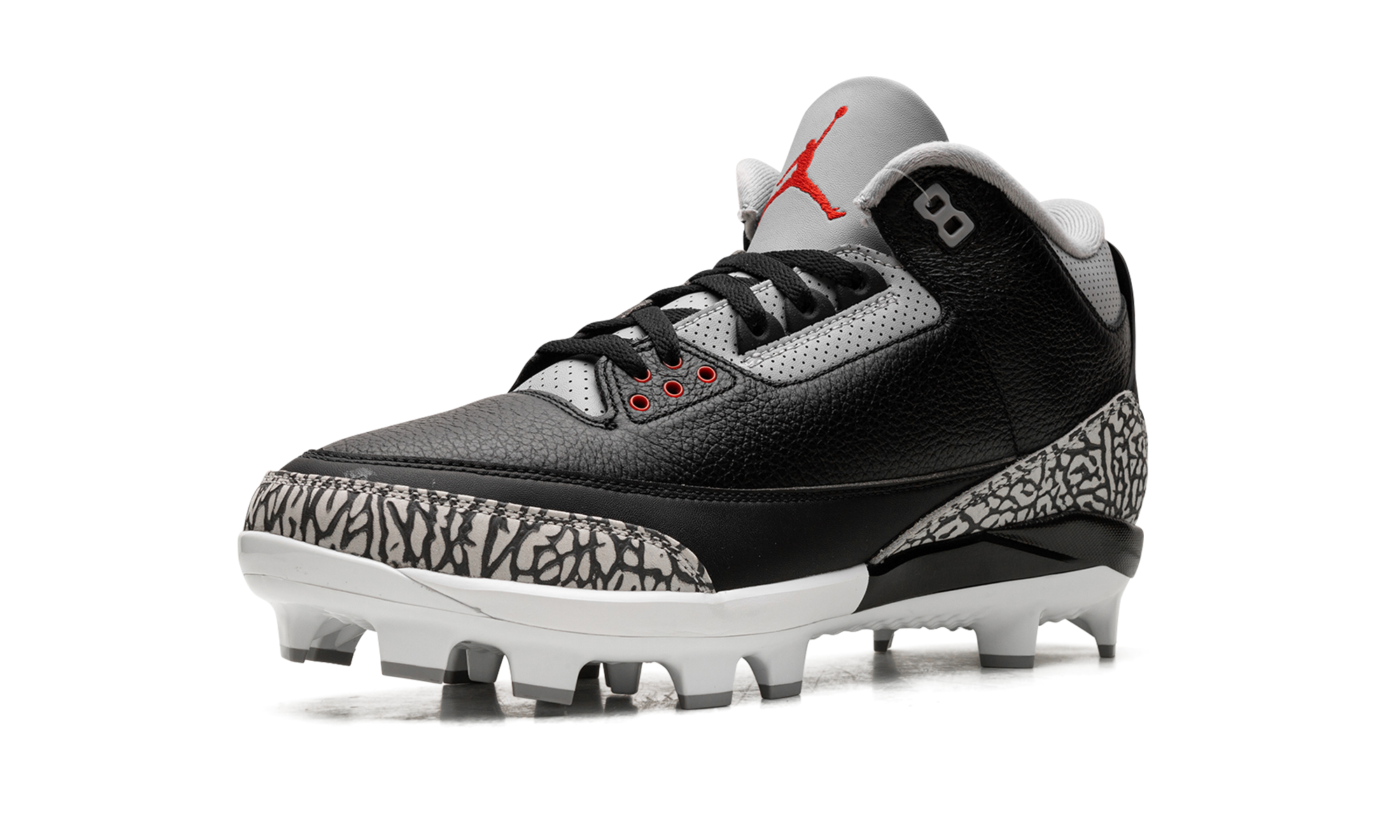 Air Jordan 3 Cleats "Black Cement" FZ8627 001