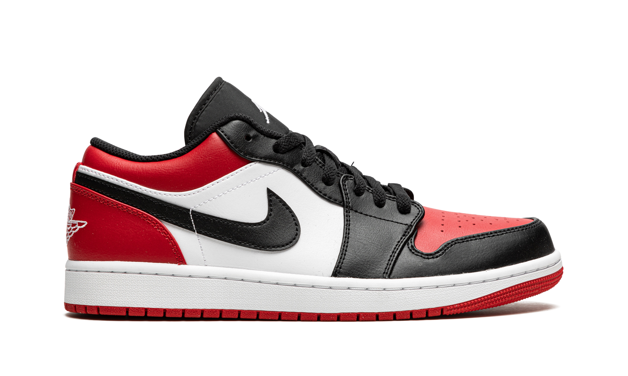 Air Jordan 1 Low "Bred Toe" 553558 612