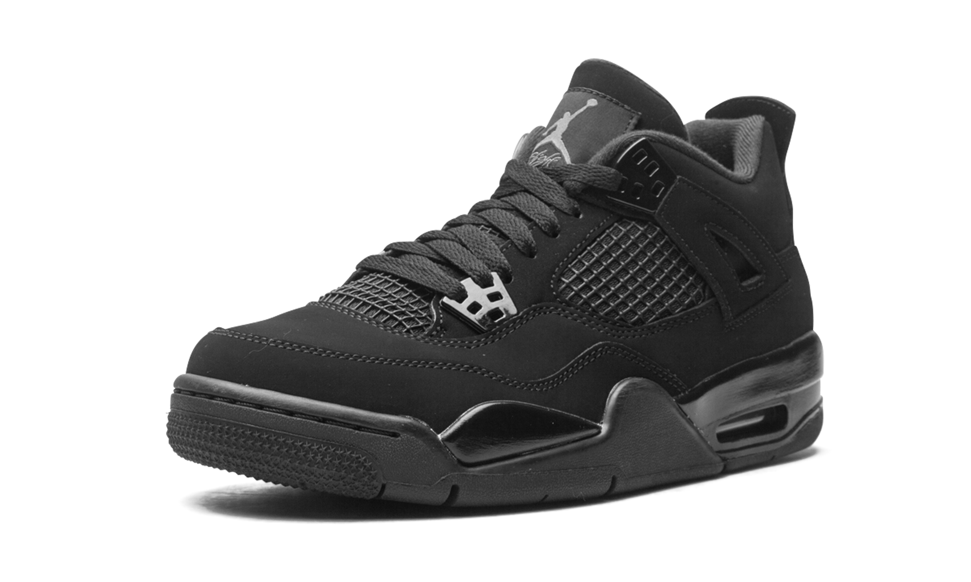 Air Jordan 4 Retro GS "Black Cat" 408452 010