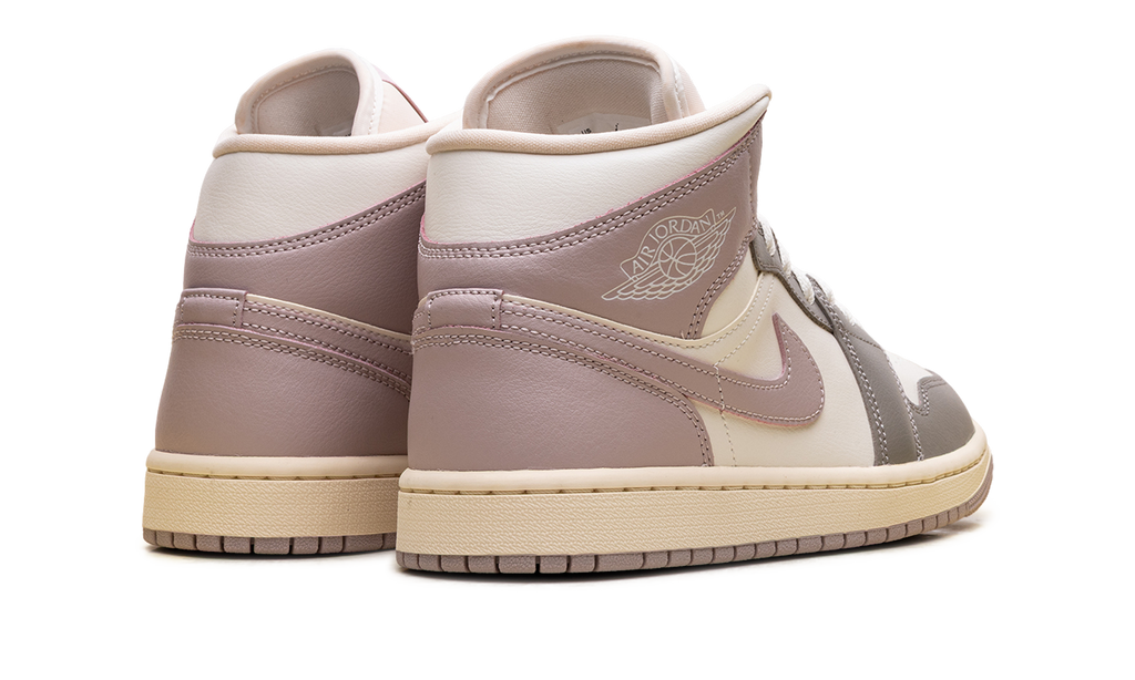 Air Jordan 1 Mid WMNS "Enigma Stone / Particle Rose" BQ6472 122
