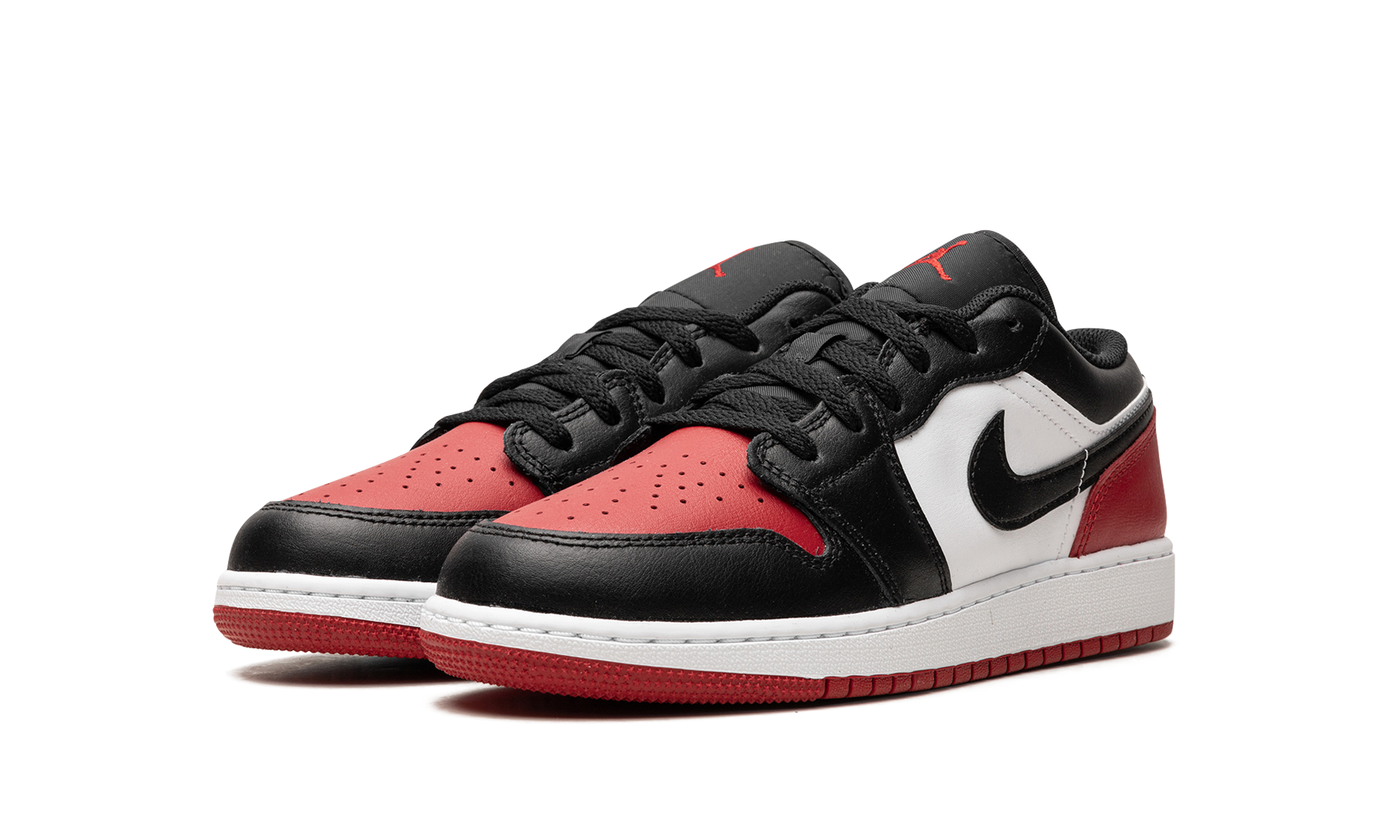 AIR JORDAN 1 LOW GS "BRED TOE" 553560 161