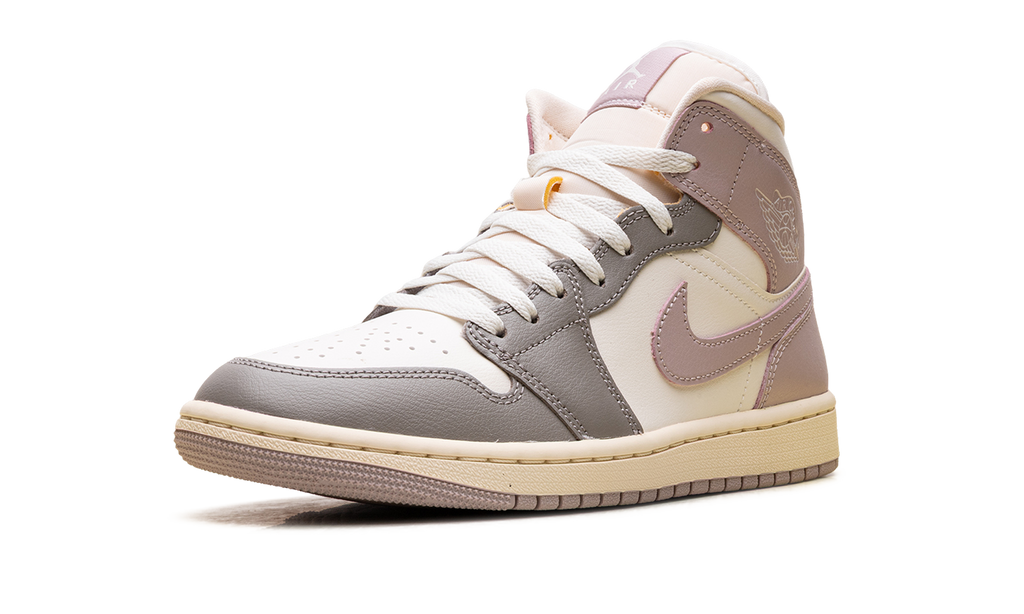 Air Jordan 1 Mid WMNS "Enigma Stone / Particle Rose" BQ6472 122
