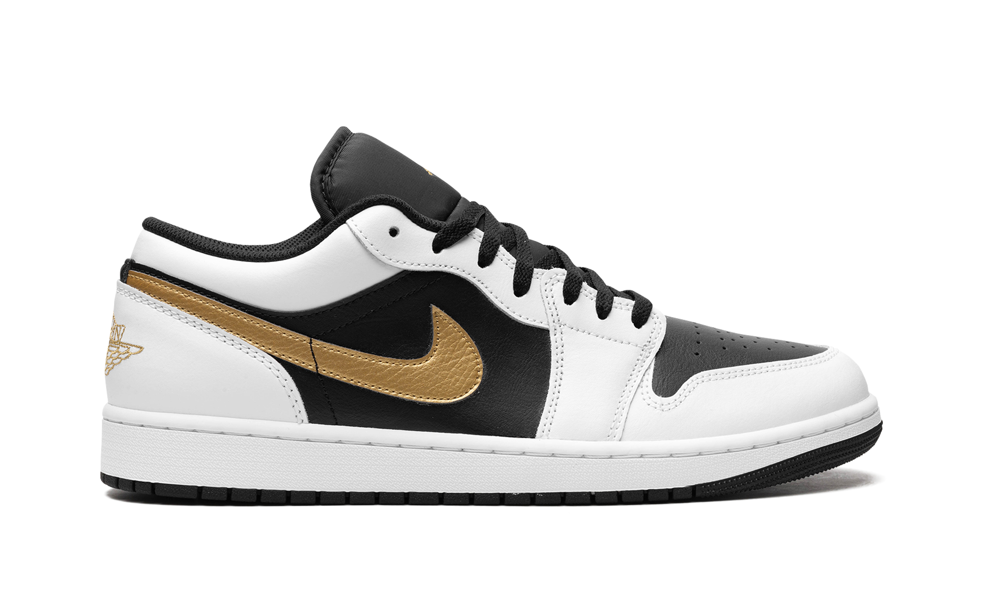 Air Jordan 1 Low "Gold Swoosh" 553558 172