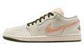 Jordan 1 Low WMNS "Sail Crimson Tint Khaki" DC0774 111