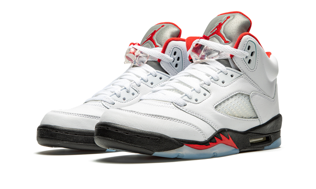 Air Jordan 5 Retro GS "Fire Red Silver Tongue" 440888 102