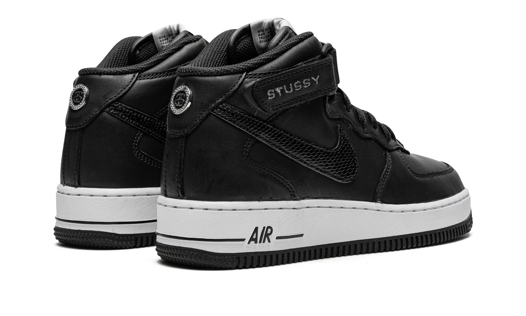 Air Force 1 Mid "Stussy - Black" DJ7840 001