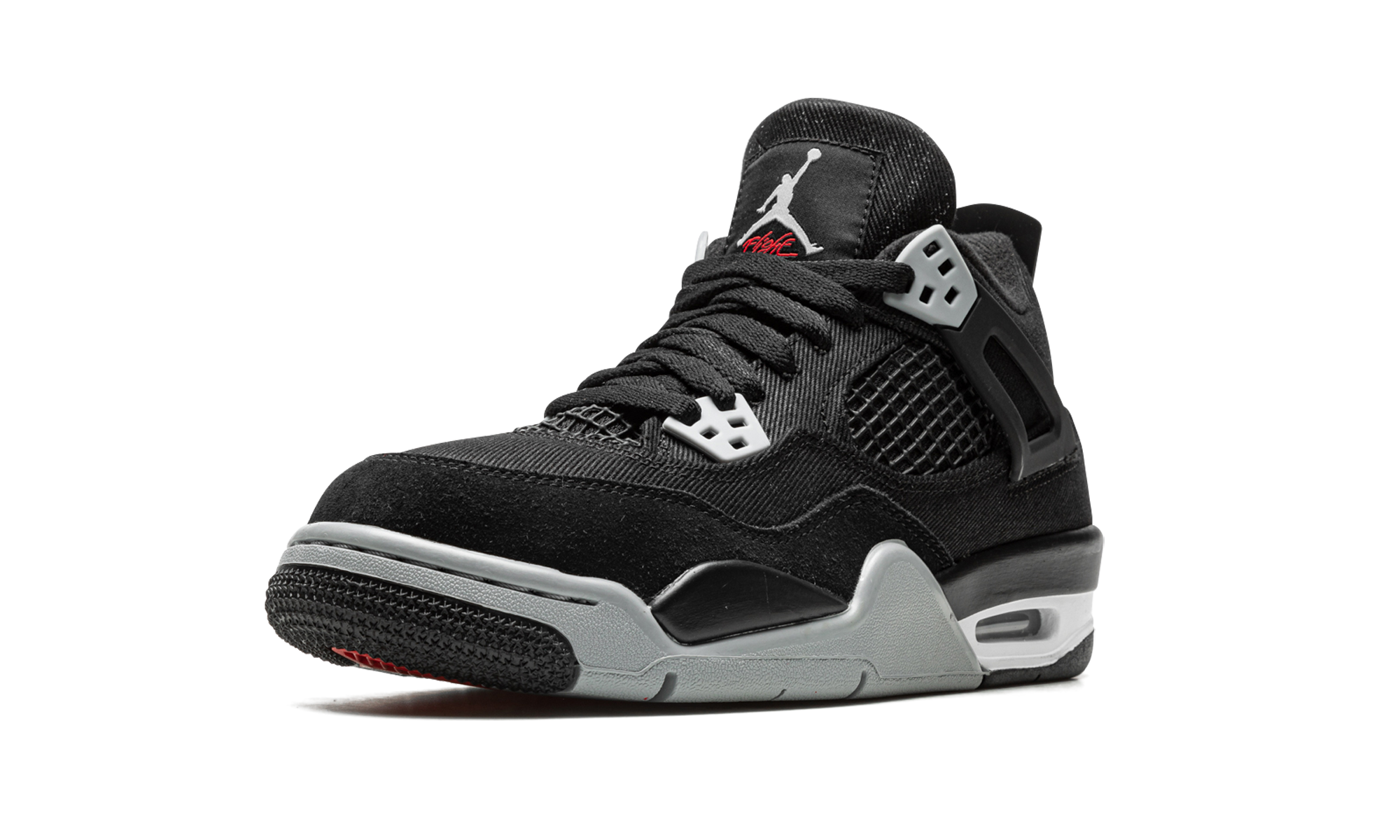 Air Jordan 4 GS "Black Canvas" DV0553 006
