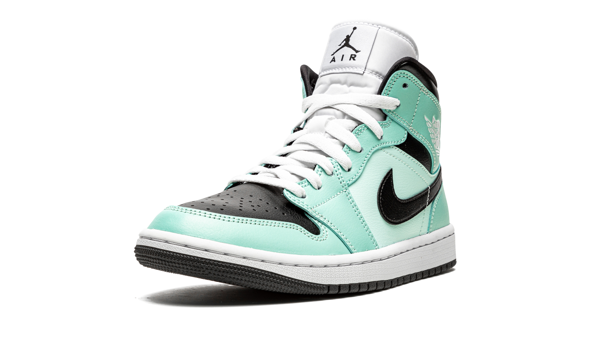 AIR JORDAN 1 MID WMNS "Aqua Black" BQ6472 300