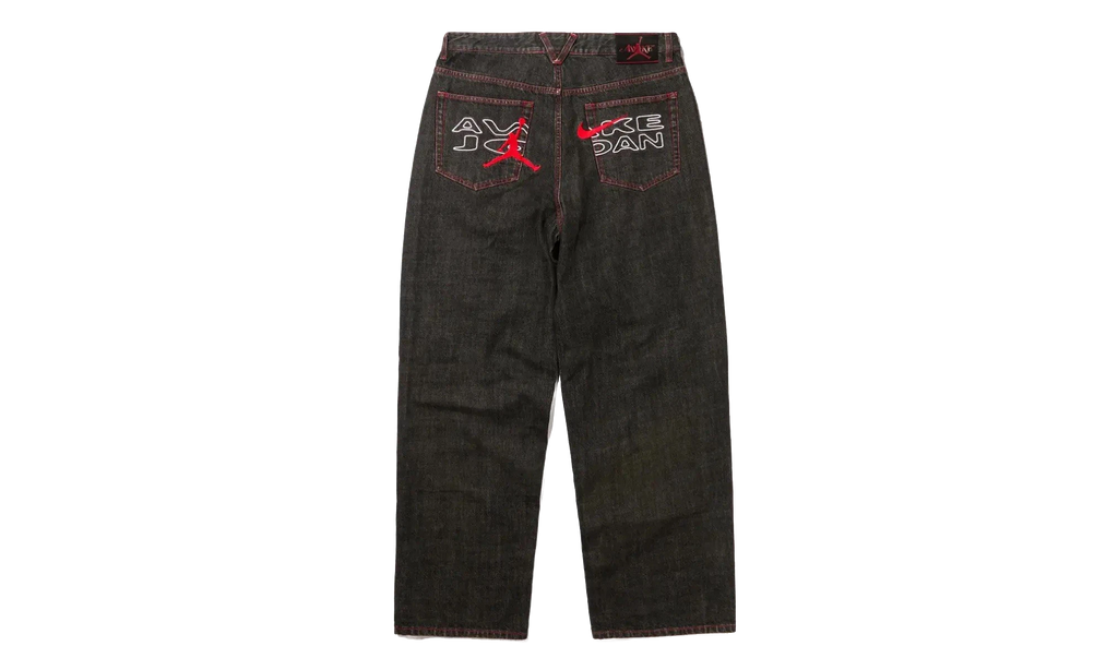 Awake x Jordan 5 Washed Denim Pants "Black Denim" IB7298-010