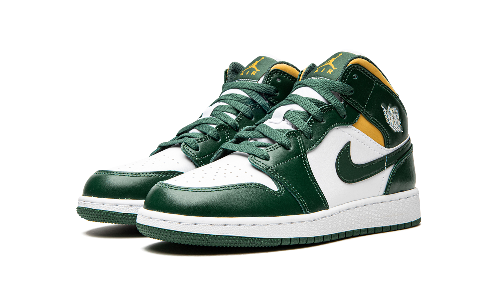 Air Jordan 1 Mid GS "Sonics" 554725 371