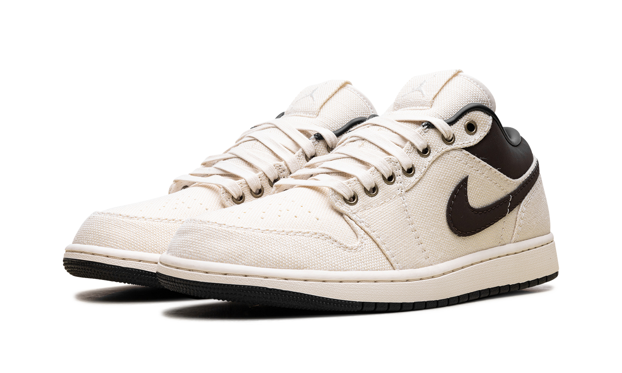 Air Jordan 1 Low Premium "Pale Ivory Baroque Brown" IB8058 110
