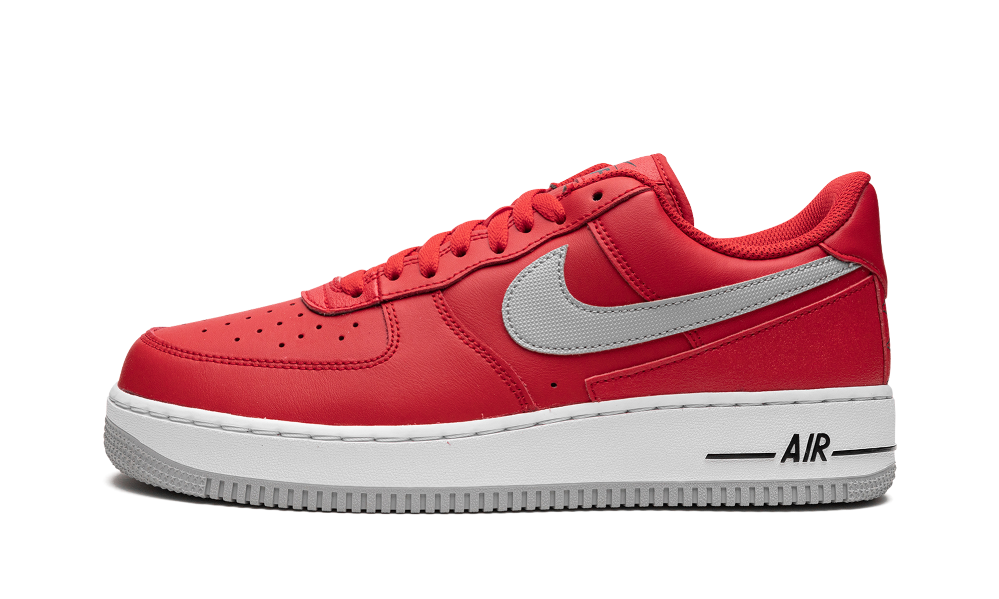 Air Force 1 Low Technical Stitch "University Red Light Smoke Grey" DD7113 600