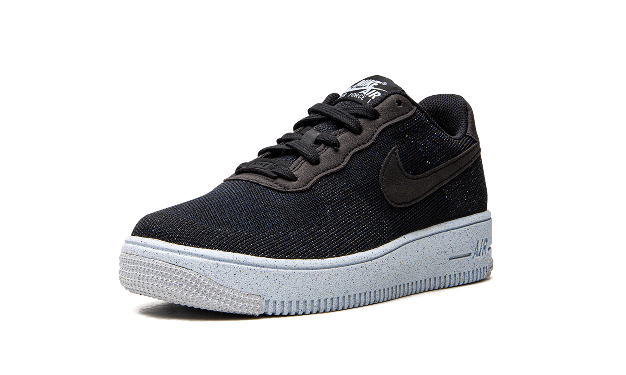 Air Force 1 Crater Flyknit "Black Chambray Blue" DH3375 001