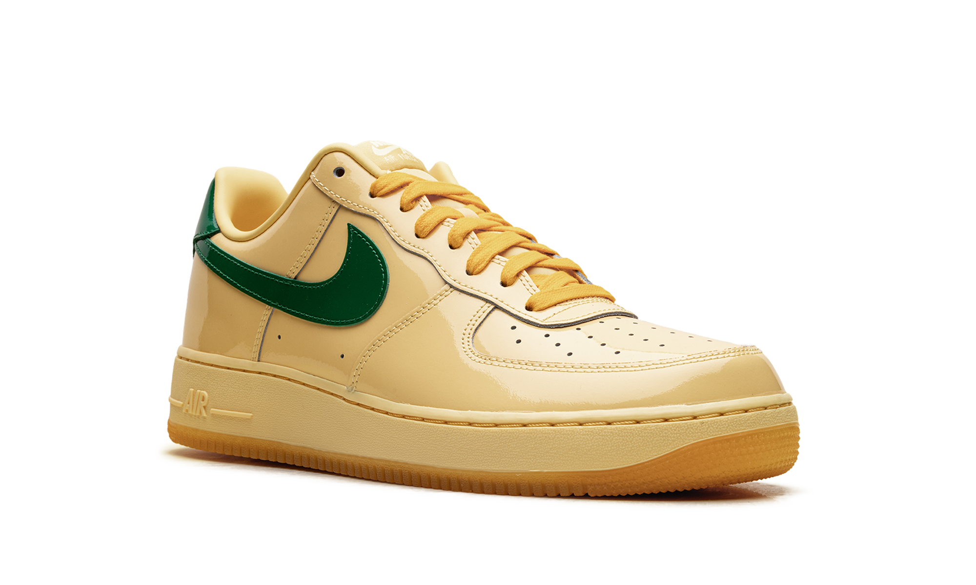 Air Force 1 Low "Patent Leather Topaz Gold Pine Green" IO4489 700