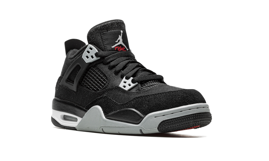 Air Jordan 4 GS "Black Canvas" DV0553 006