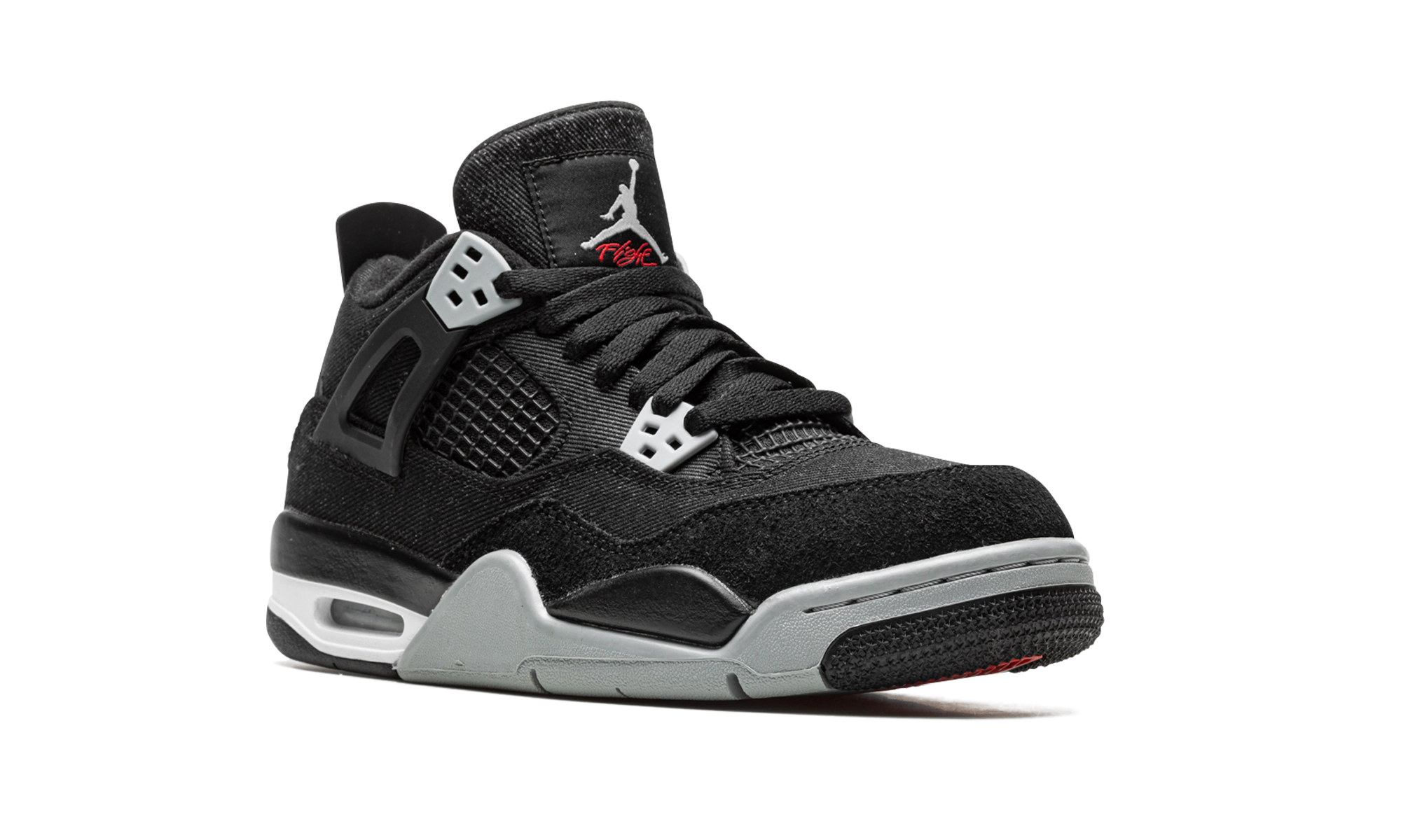 Air Jordan 4 GS "Black Canvas" DV0553 006