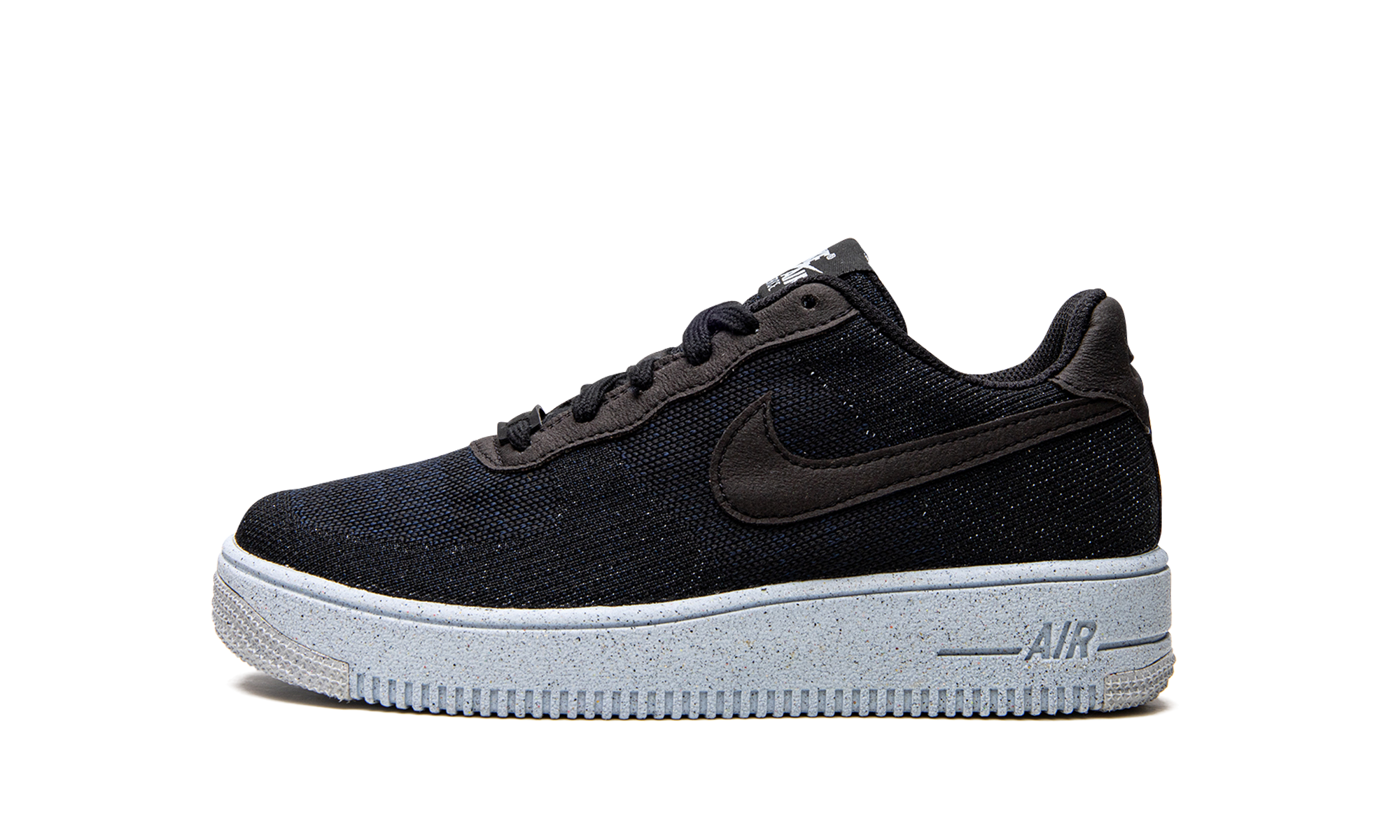 Air Force 1 Crater Flyknit "Black Chambray Blue" DH3375 001