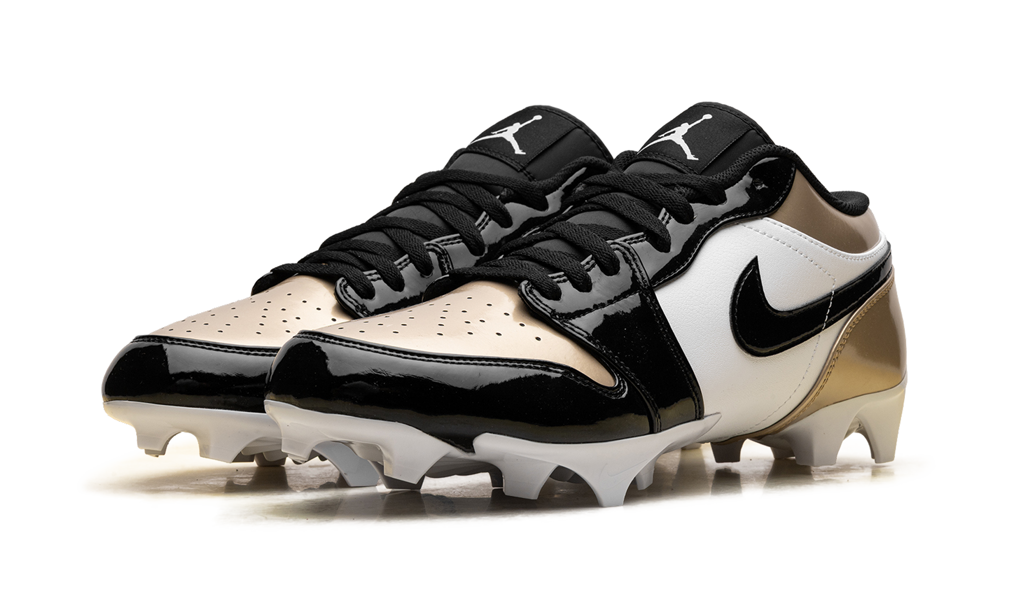 Jordan 1 Low TD Cleat "Patent Gold Toe" FJ6245 701
