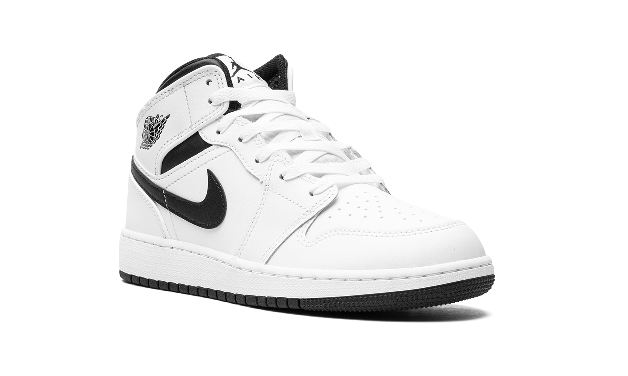 Air Jordan 1 Mid GS "White/Black" DQ8423 132