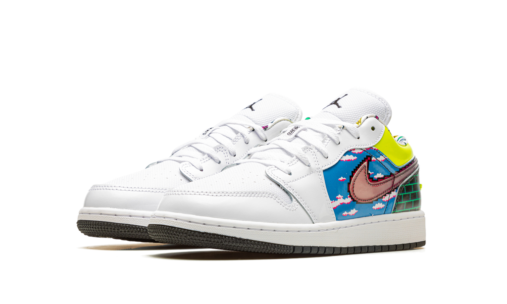 Air Jordan 1 Low GS "Old School Gaming" DM8969 114
