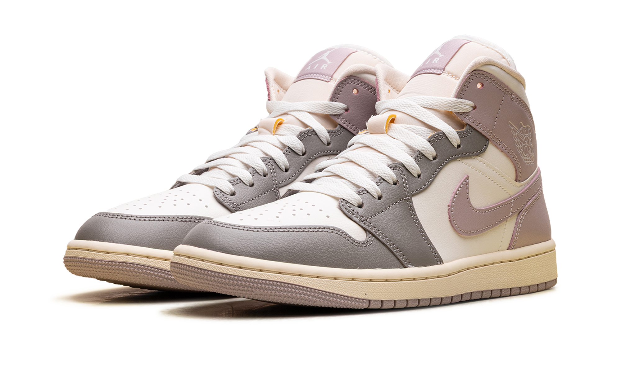 Air Jordan 1 Mid WMNS "Enigma Stone / Particle Rose" BQ6472 122