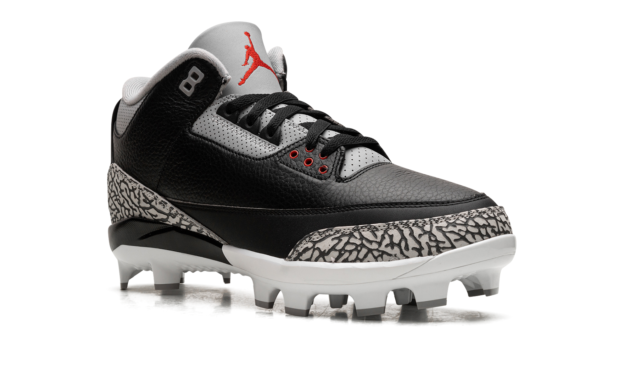 Air Jordan 3 Cleats "Black Cement" FZ8627 001