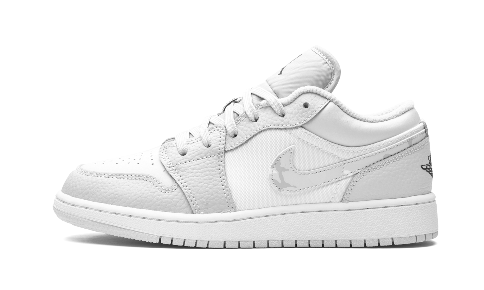 Air Jordan 1 Low SE GS "Grey Camo Swoosh" DD3234 100