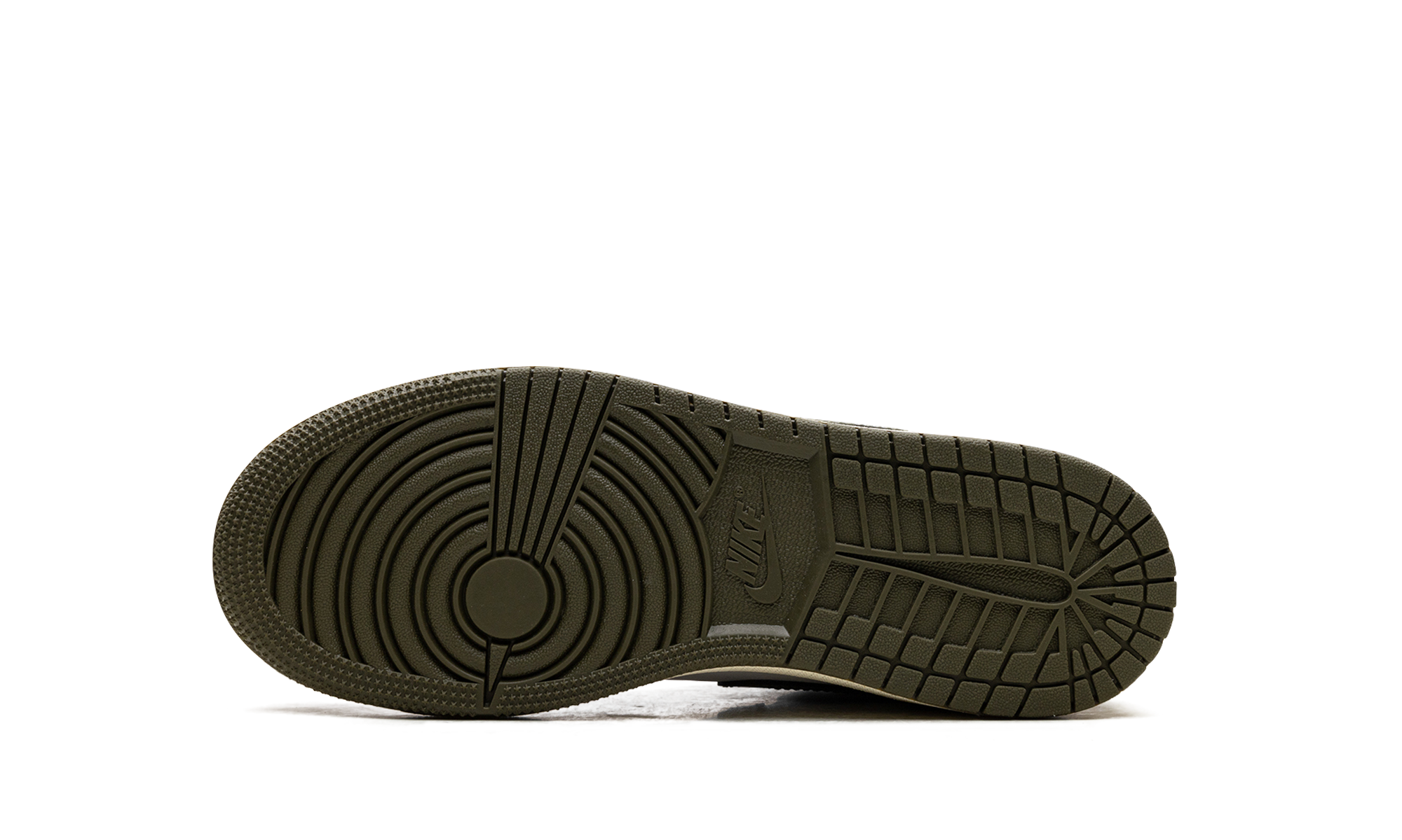 Jordan 1 Low GS "Black Toe Medium Olive" 553560 092