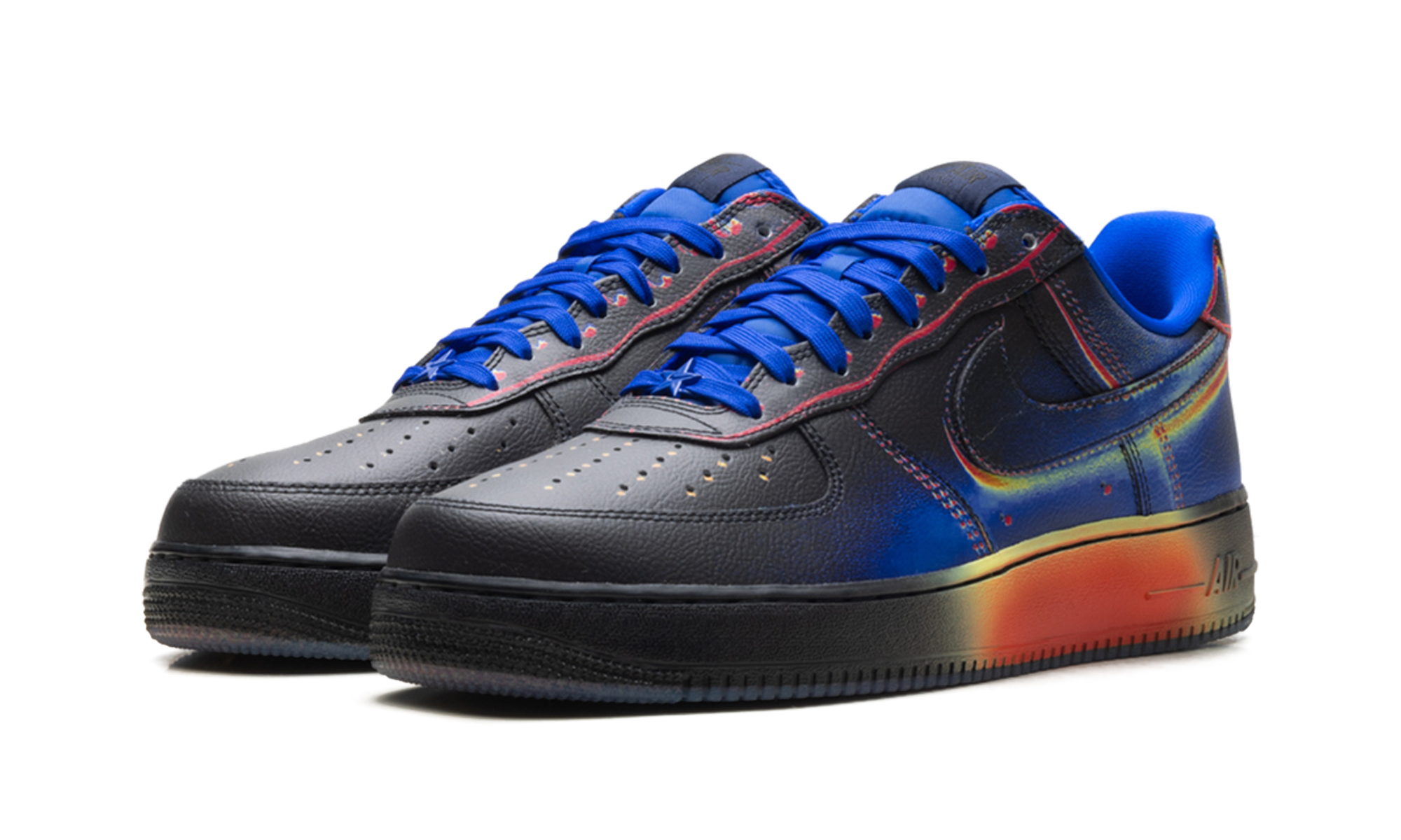 Air Force 1 Low Retro "Heat Map Black Racer Blue" IB6834 001