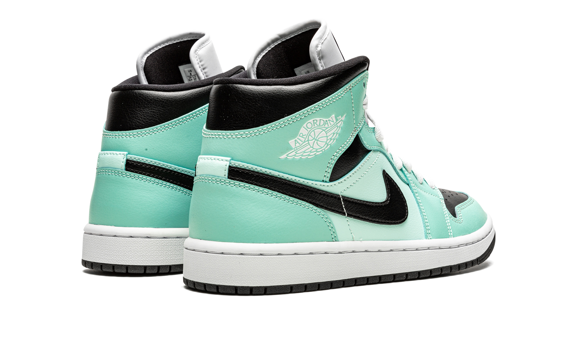 AIR JORDAN 1 MID WMNS "Aqua Black" BQ6472 300