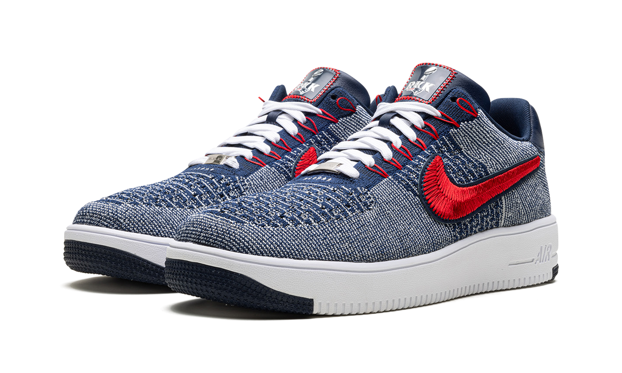 Air Force 1 Ultra Flyknit Low "Patriots Robert Kraft Wolf Grey" FV4079 012