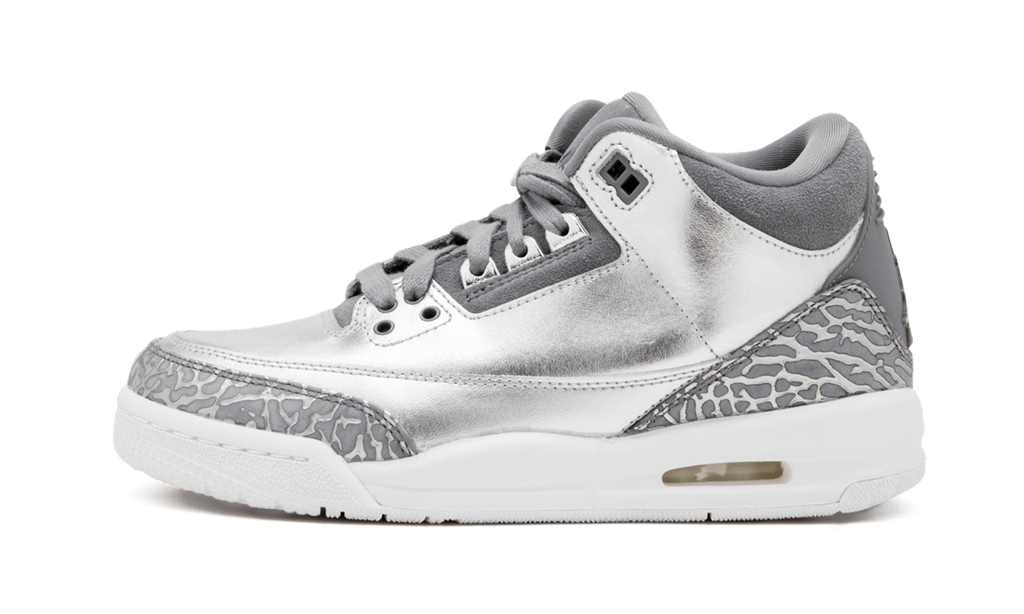 Air Jordan 3 Retro PREM HC GS "Metallic Silver" AA1243 020