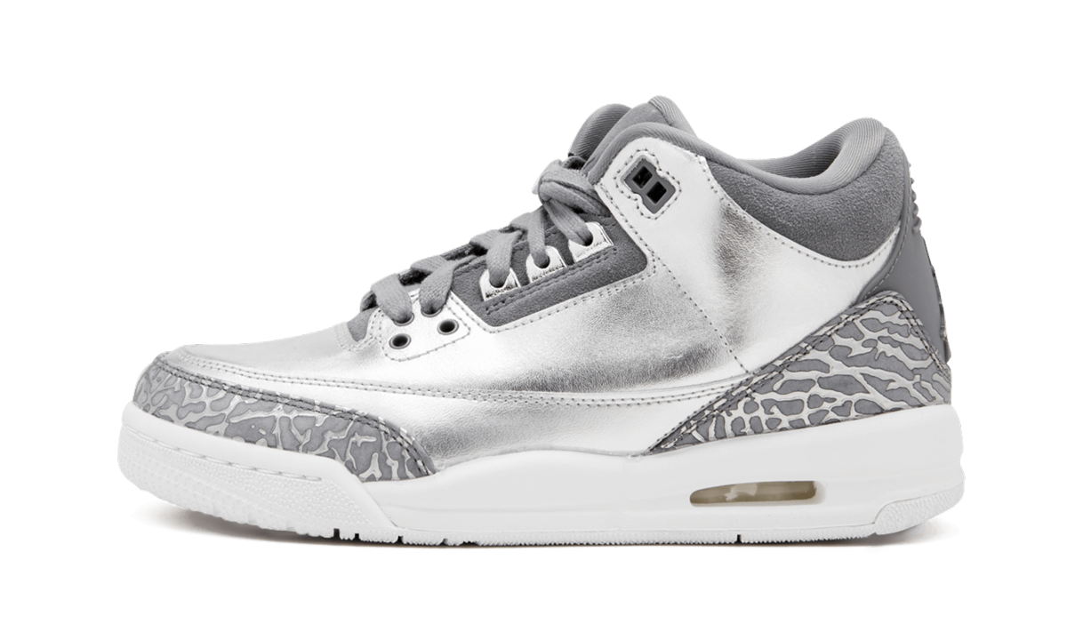 Air Jordan 3 Retro PREM HC GS "Metallic Silver" AA1243 020