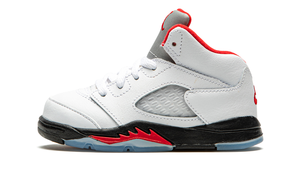 Air Jordan 5 Retro TD "Fire Red Silver Tongue 2020" 440890 102