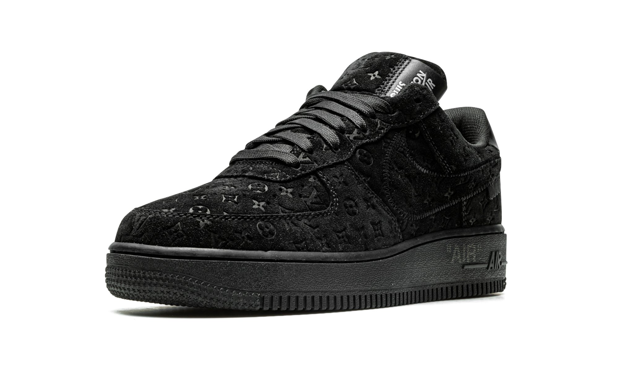 Louis Vuitton Air Force 1 Low "Virgil Abloh - BLACK/BLACK" 1A9VD6