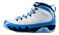 Air Jordan 9 Retro UNC PE "White / University Blue / Midnight Navy" 00002 10000AJ9RUP