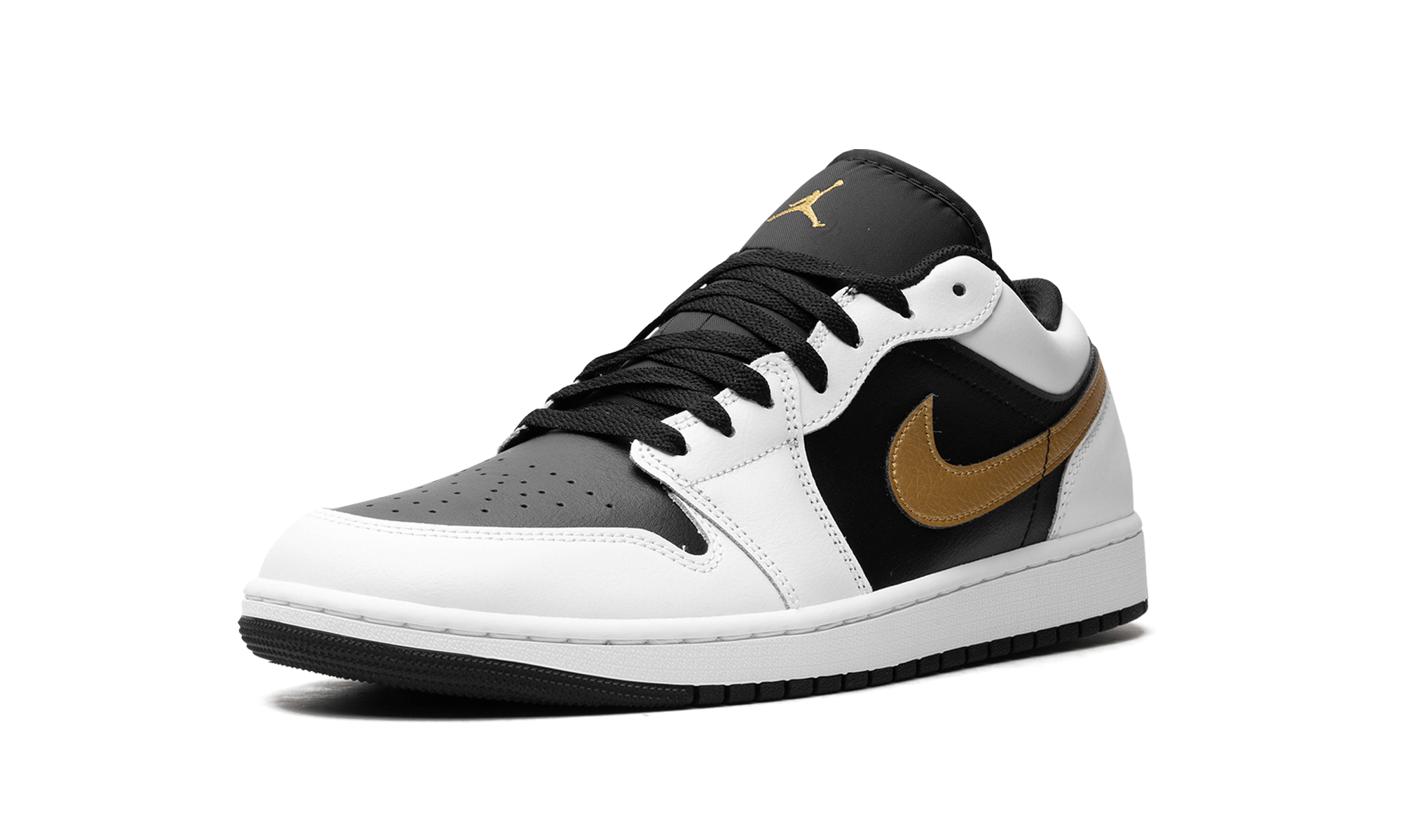 Air Jordan 1 Low "Gold Swoosh" 553558 172