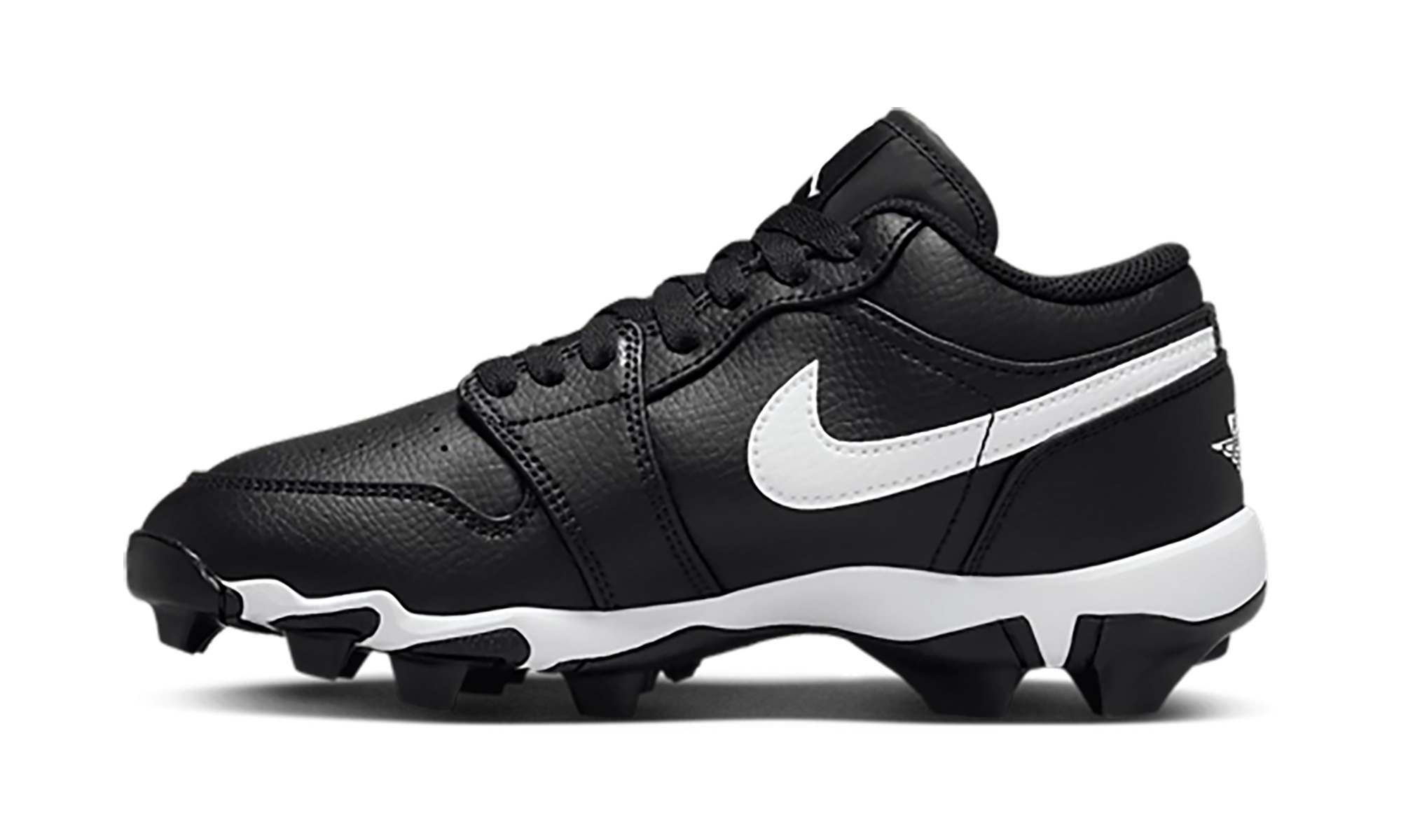 Jordan 1 Low Cleat GS "Black / White" HF6885 001